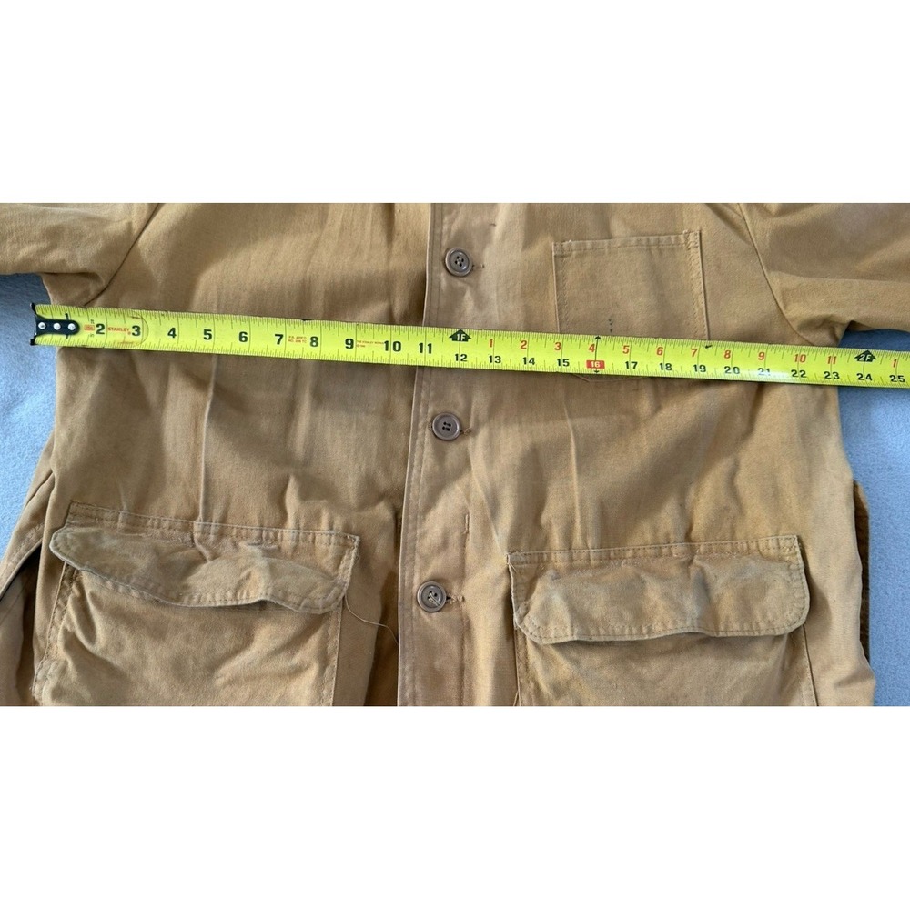 VTG Winchester Hunting Field Jacket Canvas Bird Hunting Cotton L - Picture 12 of 14